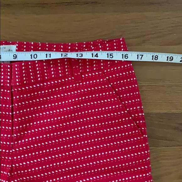 ⭐️ J Crew Factory women’s Bermuda shorts, red, size 4 - Picture 5 of 6